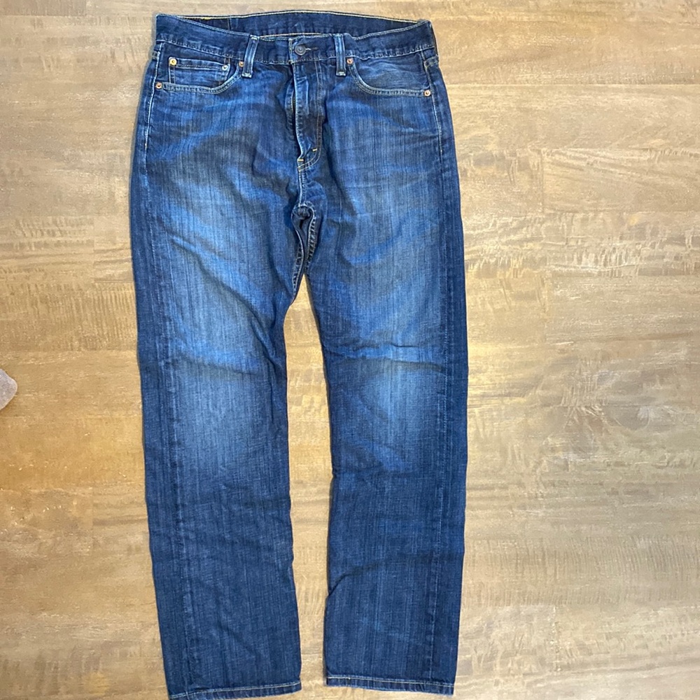 Men’s Levi 513 Slim Straight Stretch Jeans, 34/32